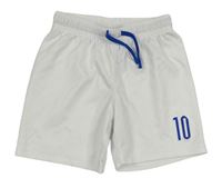 Bílé sportovní kraťasy s číslem H&M