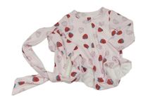 2set- světlerůžové UV body s jahůdkami+ čelenka