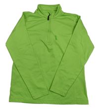 Neonově zelená thermo mikina