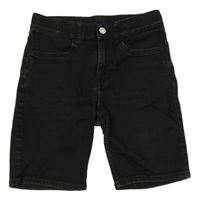 Černé elastické riflové kraťasy Denim Co.