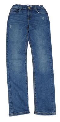 Modré slim rifle Vertbaudet