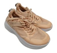 Meruňkovo-bílé textilní botasky TEX vel. 34