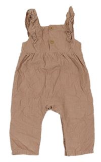 Světlerůžové laclové manšestráky F&F