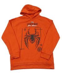 Červená mikina s pavoukem a kapucí M&S