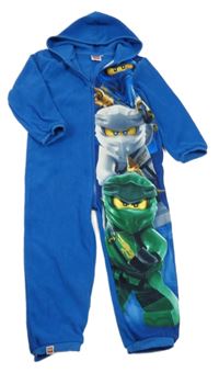 Modrá fleecová kombinéza s kapucí - Lego Ninjago 