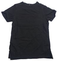 Černé vzorované tričko TU 