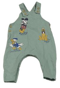 Zelenošedé laclové tepláky s Mickeym George 
