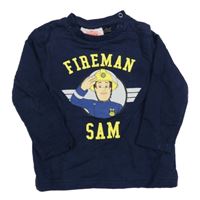 Tmavomodrá mikina se Samem