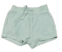 Světlezelené sametové kraťasy George 