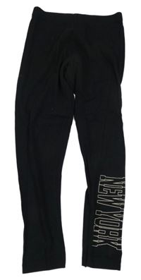 Černé legíny s nápisem Primark