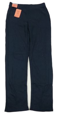 Nové - Tmavomodré slim tepláky s kapsou M&S