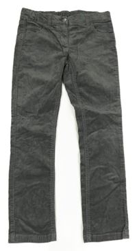 Šedé manšestrové kalhoty Benetton