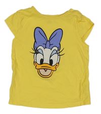 Žluté tričko s Daisy LC Waikiki 