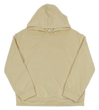 Béžová mikina s nápisem a kapucí Shein