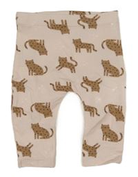 Světlerůžové legíny s leopardy Matalan