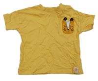 Žluté tričko s leopardem F&F