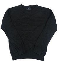 Černý melírovaný vlněný svetr MANGO