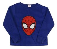 Tmavomodrá fleecová mikina se Spider-manem MARVEL