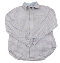 Bílo-světlemodro/růžová kostkovaná košile H&M