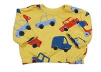 Žlutá mikina s auty PRIMARK