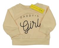 Nové - vanilková mikina s nápisy SHEIN