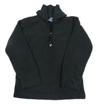 Černá fleecová funkční mikina s logem TRESPASS