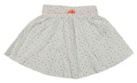 Bílá puntíkatá sukně so cute