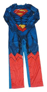 Kostým - Modro-červený overal - Superman amscan