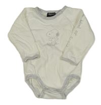 Bílo-šedé body se Snoopym H&M