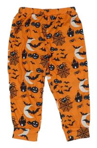 Oranžové tepláky s dýněmi 