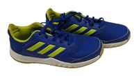 Safírové textilní botasky Adidas vel. 35