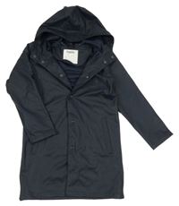 Tmavomodrá nepromokavá parka s kapucí Lupilu