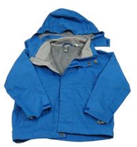 Modrá šusťáková jarní funkční bunda s kapucí TOG24