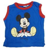 Modré tílko s Mickeym Disney