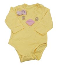 Žluté puntíkaté body s kuřetem