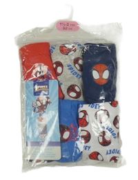 Nové - 6x slipy se Spidermanem - 2x tmavomodré + modré + červené + bílé + šedé melírované Primark