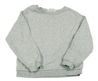 Šedá melírovaná mikina H&M