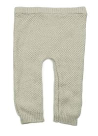 Béžové vzorované pletené tepláky s medvědem F&F