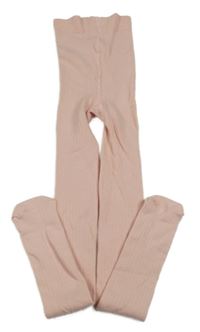 Světlerůžové punčocháče 