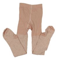 Světlerůžové punčocháče se srdíčky H&M