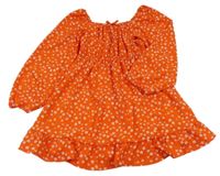 Červené květované lehké šaty Primark