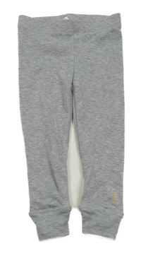 Šedé melírované thermo tepláky Decathlon