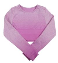 Růžové melírované sportovní crop triko Primark