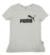 Bílé tričko s logem Puma