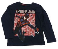 Tmavomodré triko se Spidermanem M&S