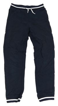 Tmavomodré tepláky Vertbaudet