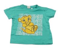 Zelenomodré tričko se Simbou Disney