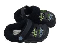 Tmavomodré zateplené pantofle s diny Primark vel. 27