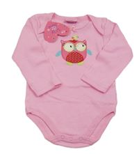 Nové - Růžové body se sovičkou Lily&Jack