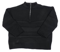 Černá mikina s pruhy River Island